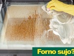 Pega essa dica para tirar excesso de gordura acumulada no forno